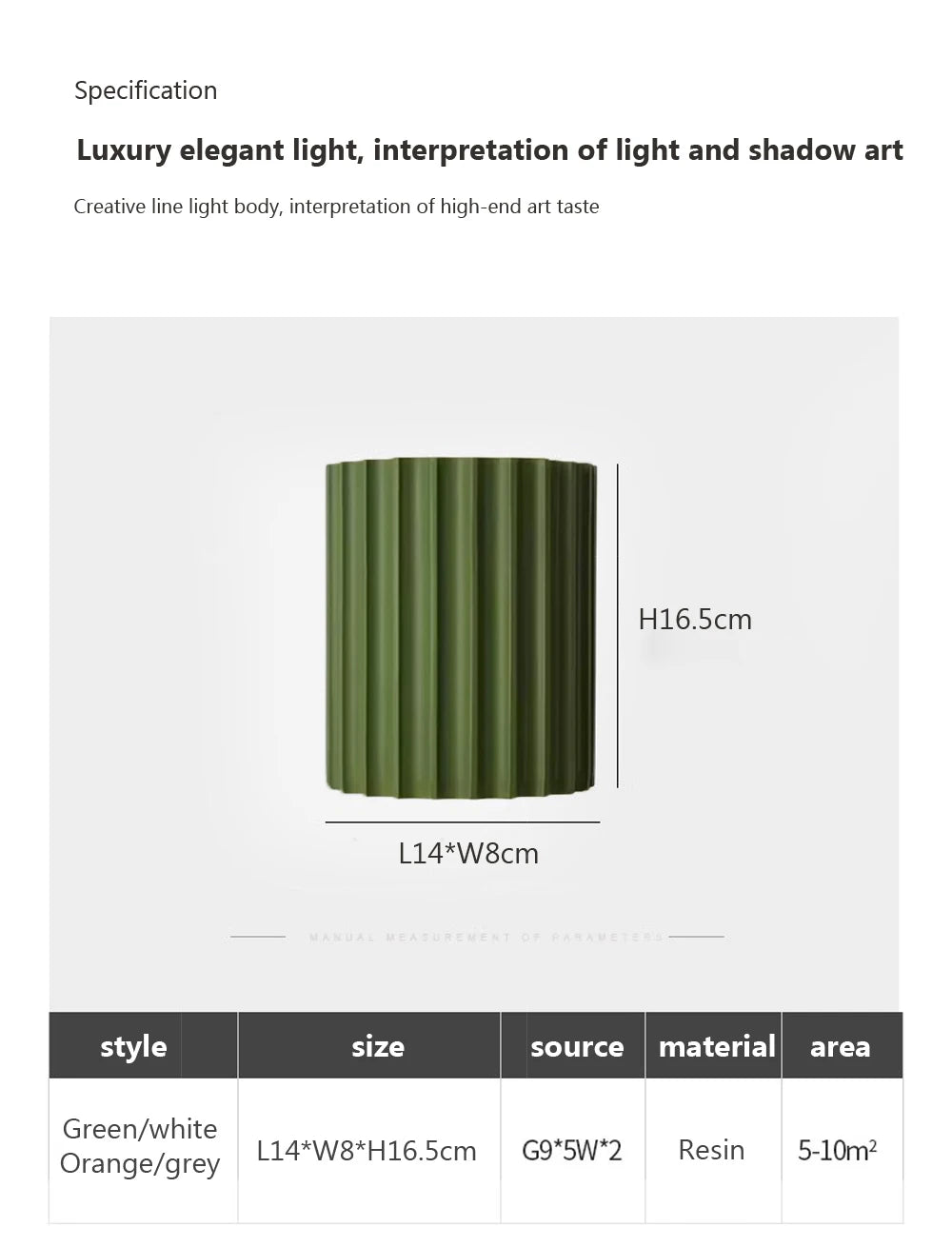 Macaron LED Wall Lamp - Resin Luxury Sconce for Living Room, Bedside & Hallway Decor