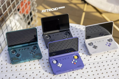 Retroid Pocket Flip 2 Retro Handheld Game Console - SD865/D1100, 5.5" 1080p Foldable Screen, 5000mAh Battery