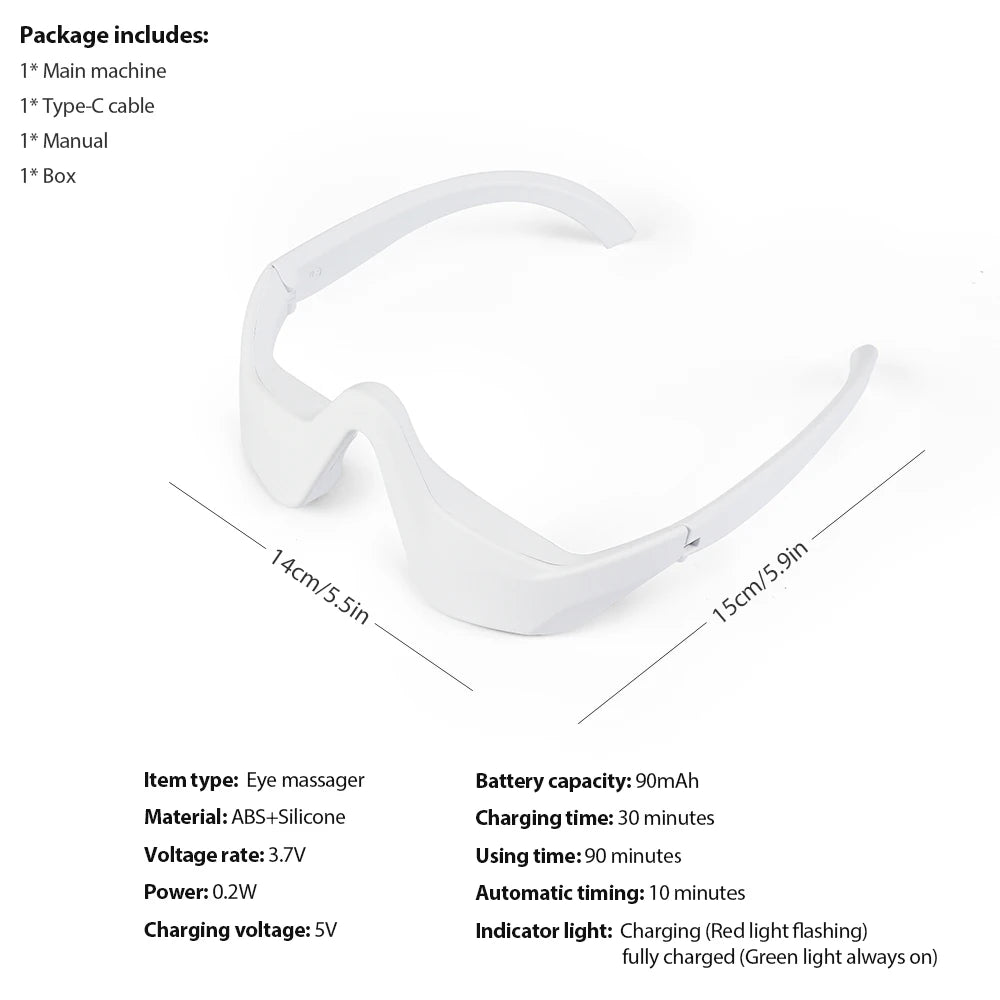 3D Eye Massager - Fatigue Relief, Dark Circle Lightening & Fine Line Smoothing Eye Care