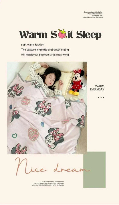 Disney Snowflake Plush Receiving Blanket