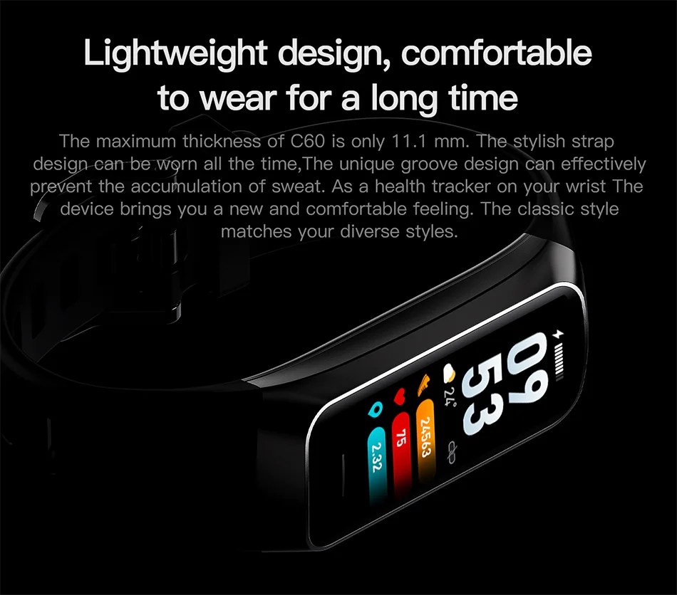 LIGE AMOLED Smart Watch 2023, Men & Women Fitness Tracker, Heart Rate, Blood Oxygen Monitor, Waterproof Smart Bracelet