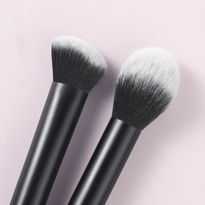 8pcs Portable Makeup Brush Set – Multifunctional Plastic Brushes for Daily Use
