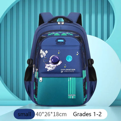 Astronaut Waterproof Backpack for Boys 2-16 Years – School & Primary Book Bag