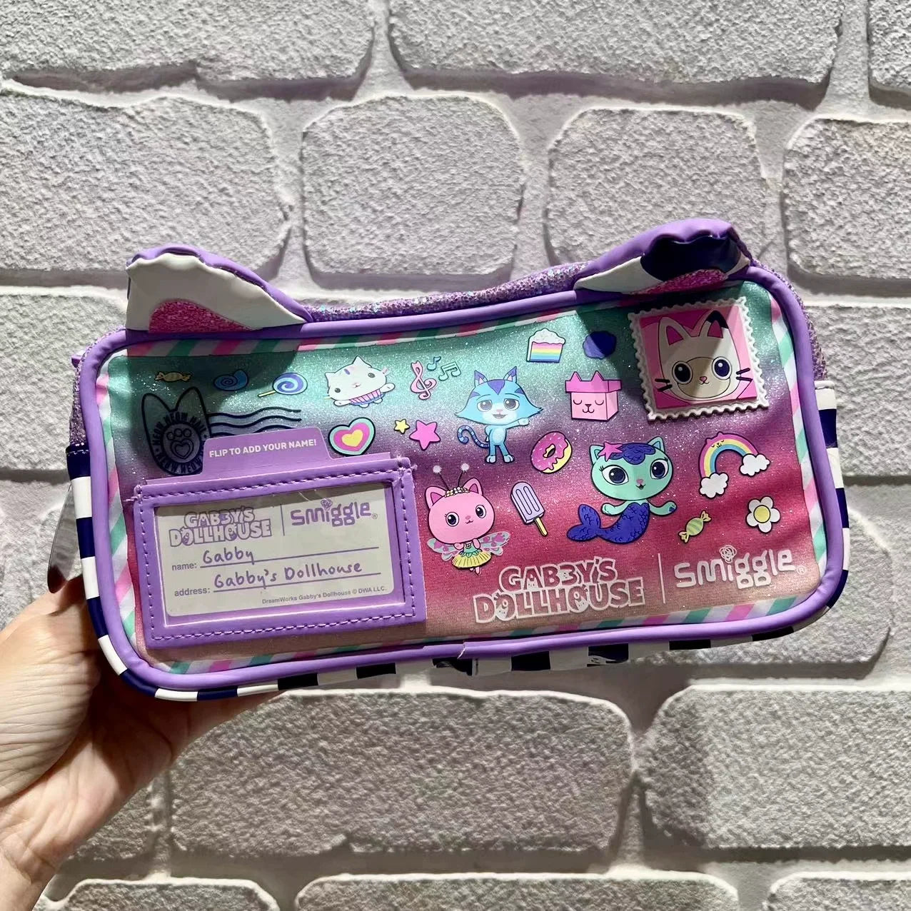 New Australia Genuine Smiggle School Bag Set for Girls with Pencil Box, Water Cup & Meal Bag