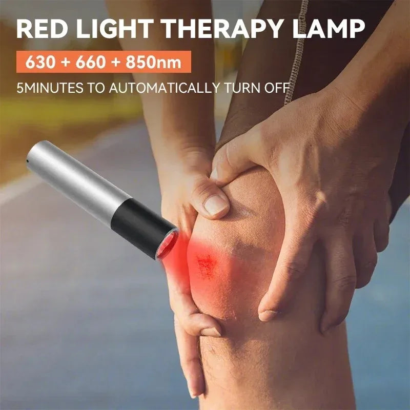 Portable Red Light Therapy LED Lamp for Pain Relief and Skin Care