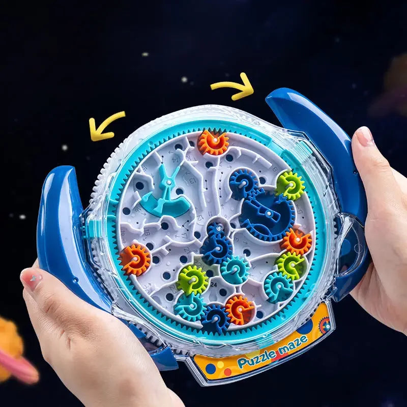 3D Puzzle Maze Cube & Magic UFO Stress Reliever Toys for Kids