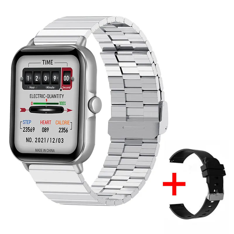 2025 2.01'' Smart Watch, Bluetooth Call, Music Player, Fitness Tracker, Sport Waterproof Watch for Men & Women, iPhone/Android