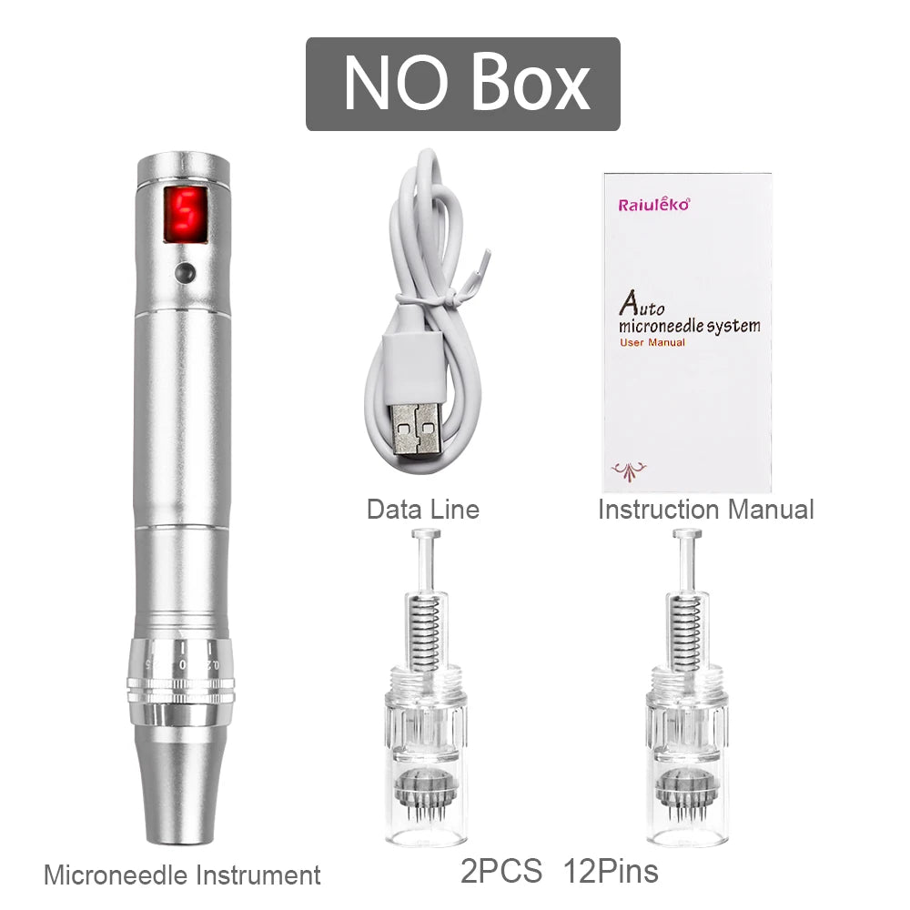 Electric Dr.Imp Wireless Dermapen - Microneedling Device with Nano Needle Cartridge