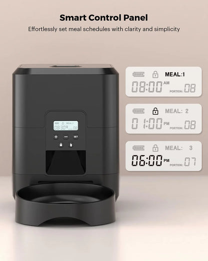 2L Smart Automatic Pet Feeder with Timer & WiFi App for Dogs & Cats