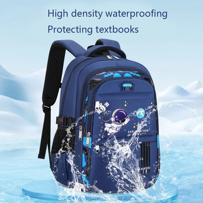 Astronaut Waterproof Backpack for Boys 2-16 Years – School & Primary Book Bag