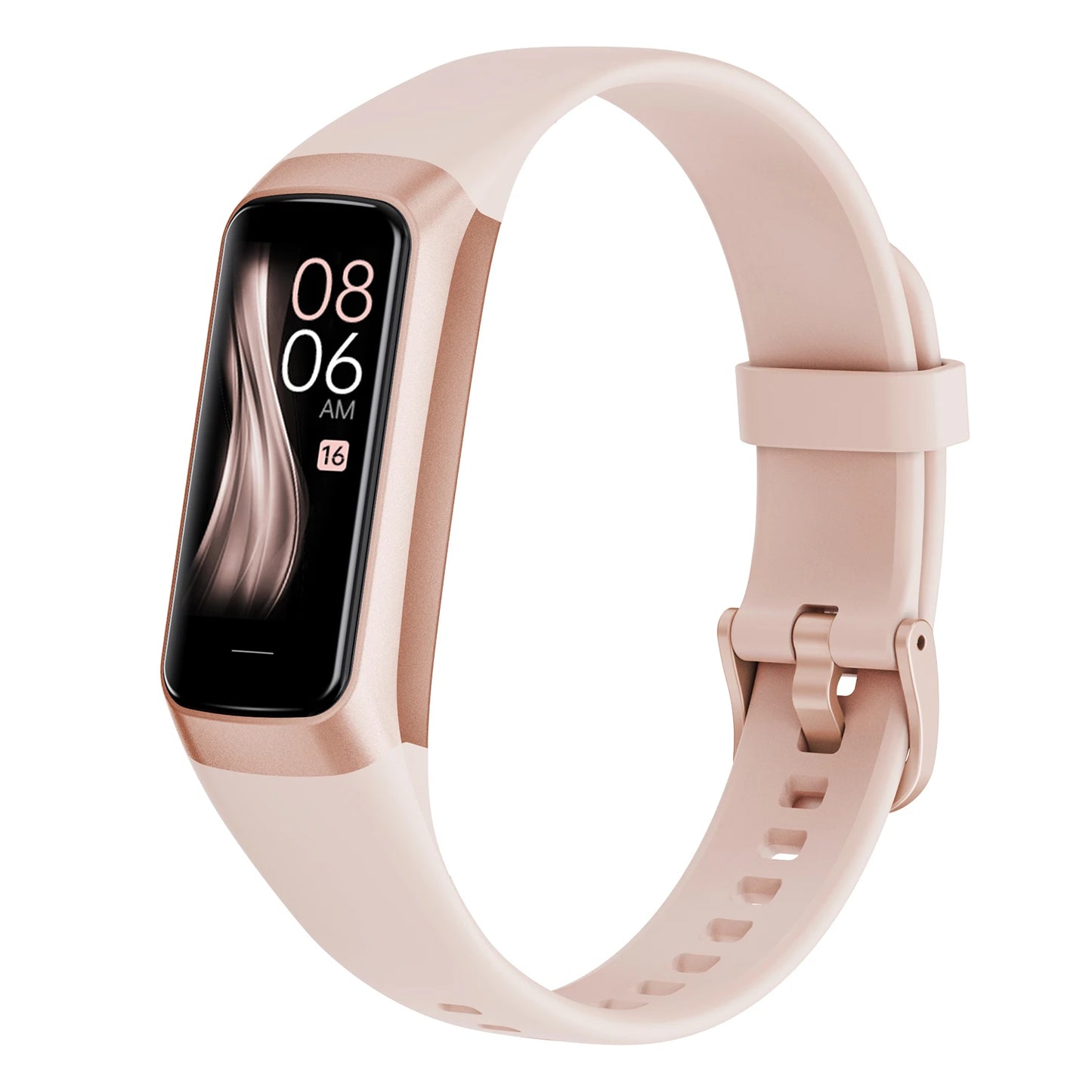AMOLED Smartwatch with Body Temperature Monitor, Fitness Tracker, 3ATM Waterproof, for Men & Women, Compatible with IOS/Xiaomi