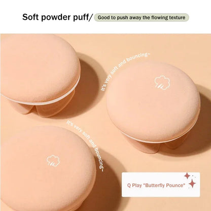 Air Cushion BB Cream with Butterfly Powder Puff – Moisturizing, Whitening, and Waterproof Foundation