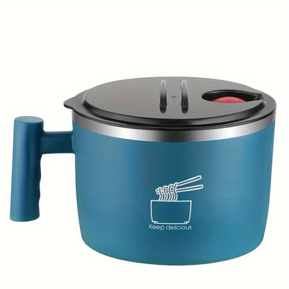 Ramen Bowl & Lunch Container 1000ml - Thai Soup Bowls with Phone Stand, Cereal Bowls for Home, Kitchen & Camping