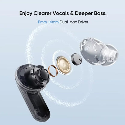 Global Version realme Buds Air 7 Pro - 53dB Active Noise Cancelling TWS Earphones with 48H Battery