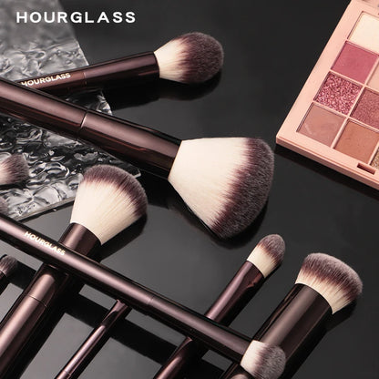 Hourglass Makeup Brush Set – Powder, Foundation, Concealer, Lip, Blusher, Bronzer & Eyeshadow Brushes