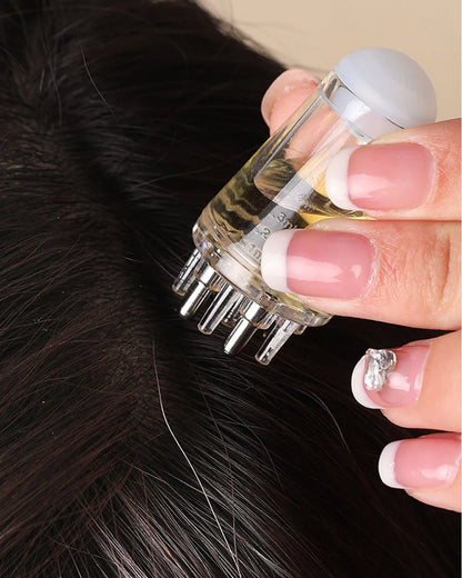 Scalp Applicator Liquid Comb Portable Mini Massage Comb for Essential Oil & Hair Loss Prevention Head Care Tool