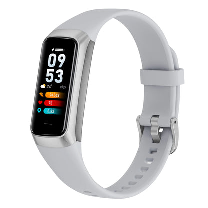 AMOLED Smartwatch with Body Temperature Monitor, Fitness Tracker, 3ATM Waterproof, for Men & Women, Compatible with IOS/Xiaomi