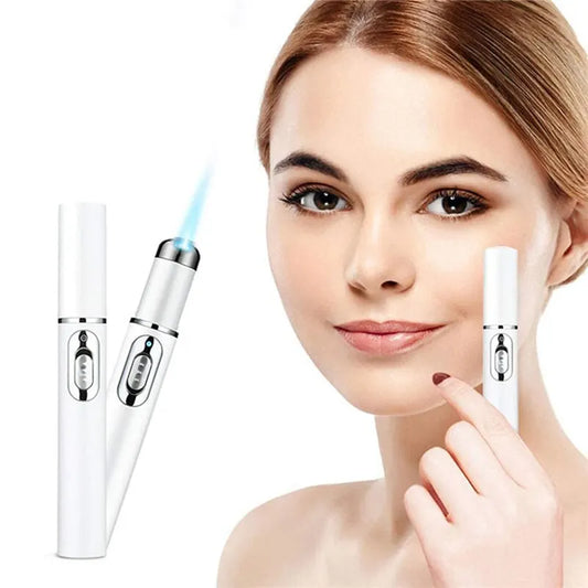 Facial Beauty Device & Eye Massager - Blue Light Treatment for Dark Circles, Eye Bags & Skin Texture
