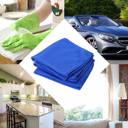 1-20Pcs Microfiber Towels for Car Wash, Drying, and Household Cleaning Cloths