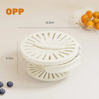 2 In 1 Drainer And Strainer Multi-function Basket With With Lid