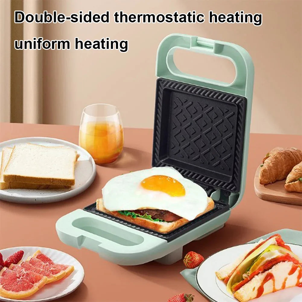 Multifunction Sandwich Maker & Toaster - Fast Heating Electric Baking Pan for Breakfast, Omelette & Roast Meat
