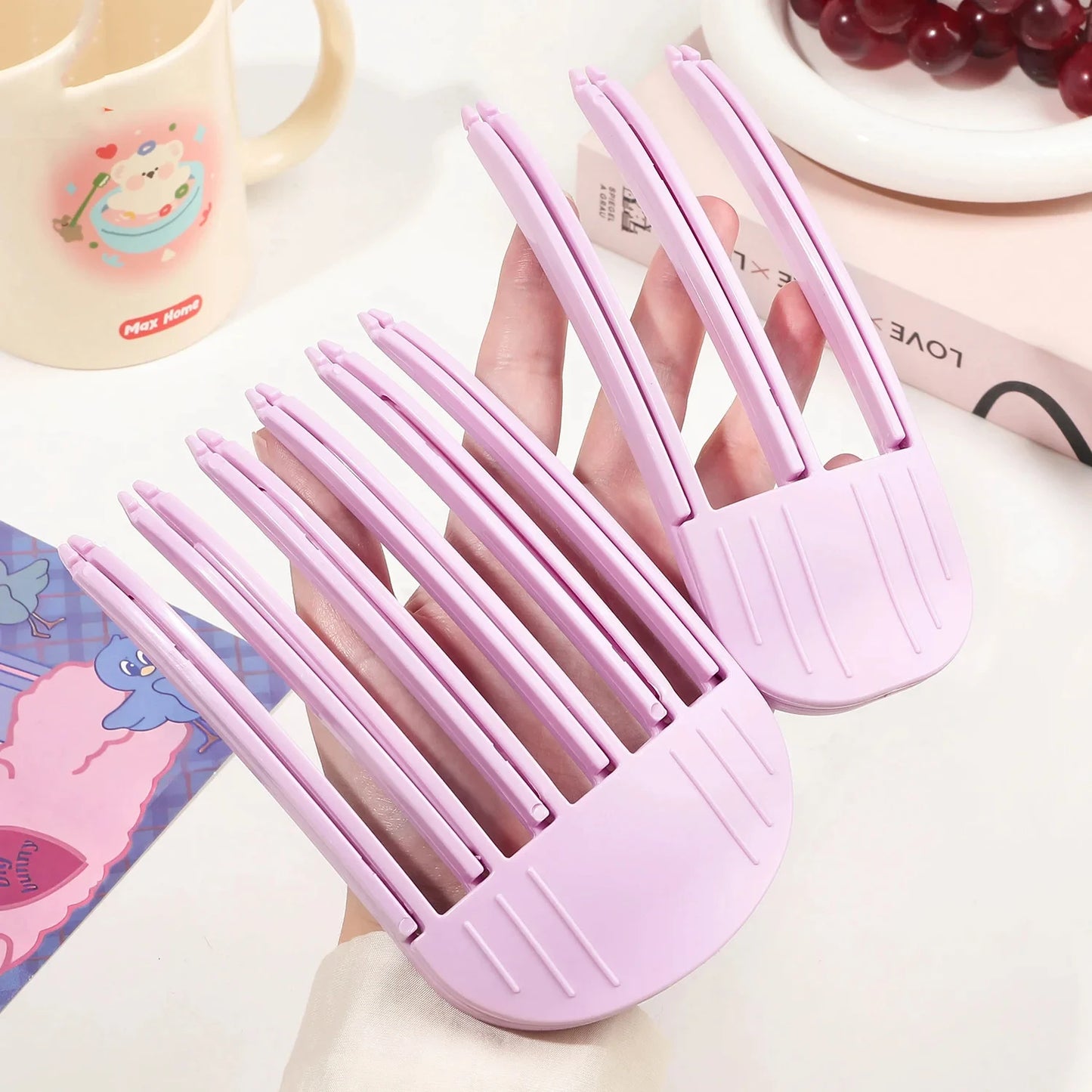Fluffy Hairpin Curling Clips - Volumizing Bangs & Hair Roots Clips for Women, Fixed Shape Fashion Hair Rollers