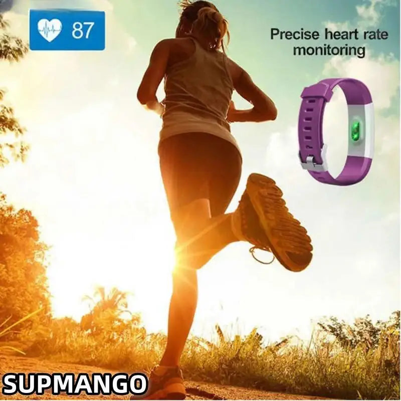 115Plus Sports Fitness Tracker Watch, Waterproof Smart Bracelet for Men and Women, Intelligent Activity Monitor