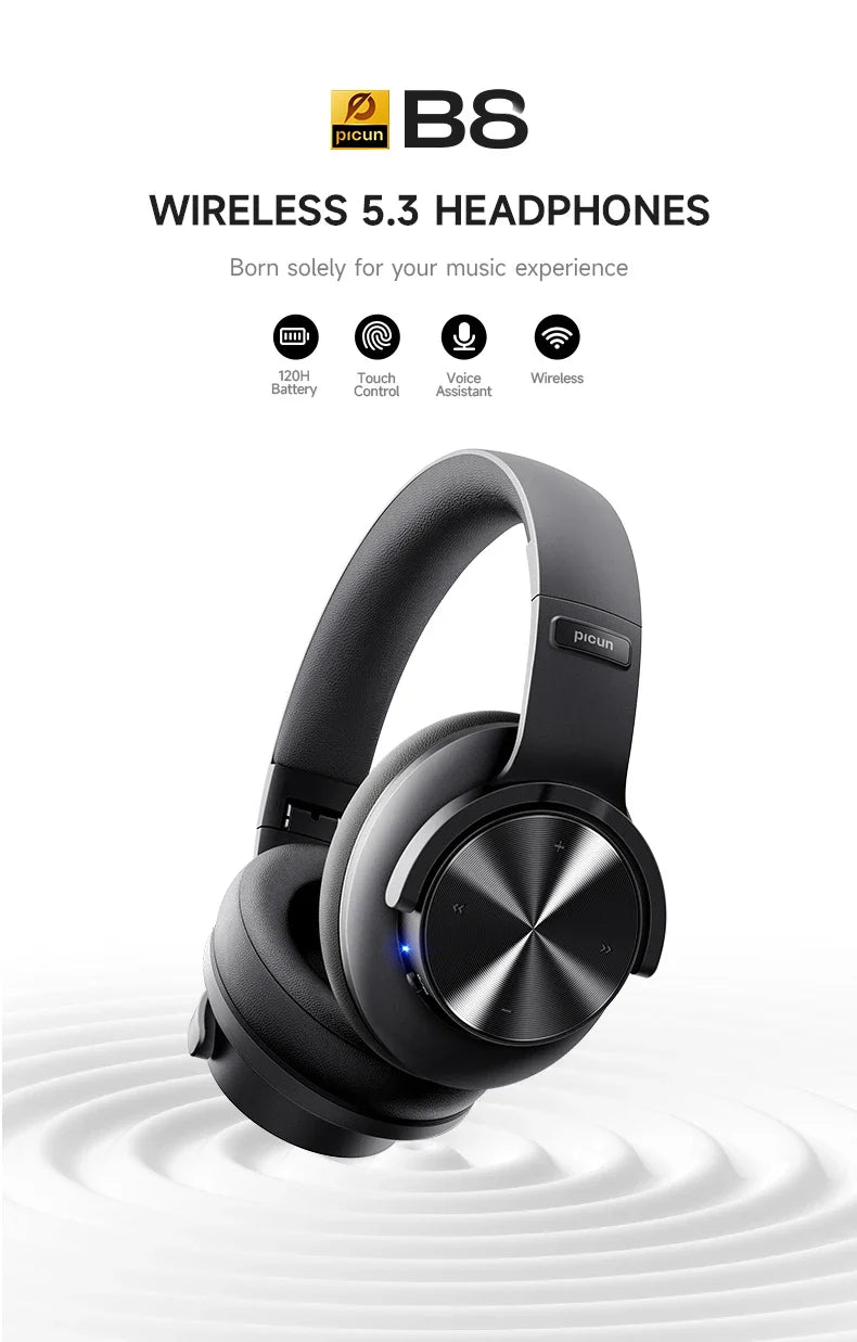 Picun B8 Bluetooth Headphones