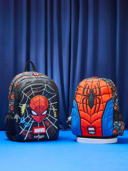 Smiggle Spider-Man School Set – Backpack, Lunch Bag, Wallet, Pencil Box & Water Cup