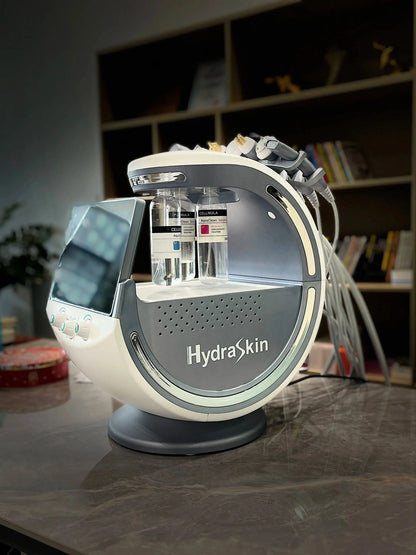 2024 Ultrasound Skin Care & Cryotherapy Microdermabrasion Machine with Hydro Facial & Skin Analyzer