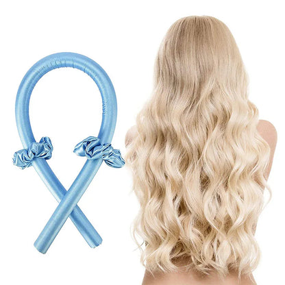 Heatless Curling Rod Headband for Soft, Shiny Curls Hairdressing Tool for Women