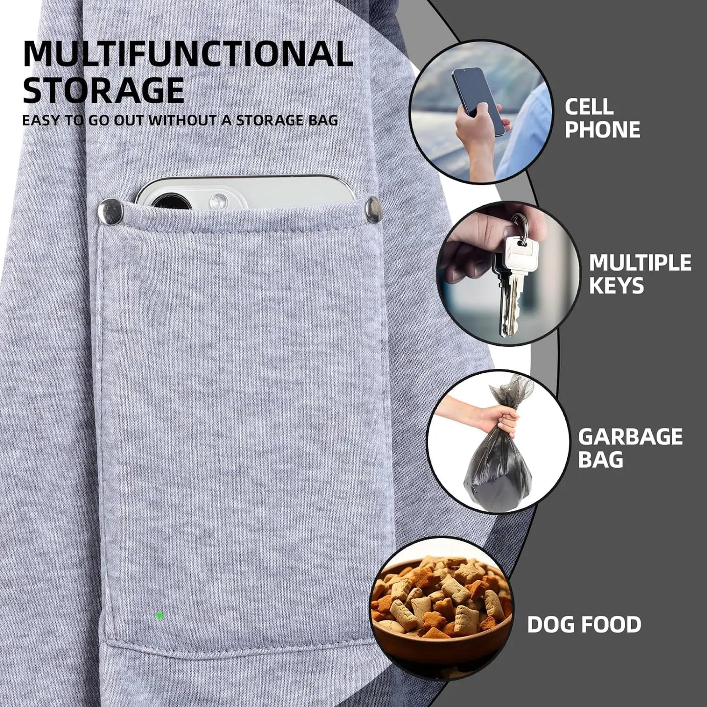 Cotton Comfortable Dog Sling Bag – Portable Crossbody Shoulder Bag for Pets