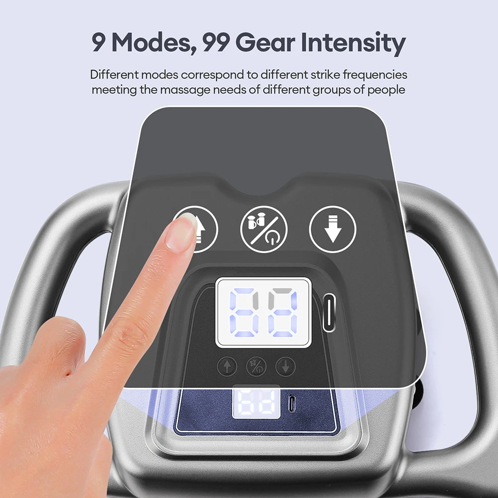 42-Head Fascia Gun High-Frequency Vibration Body Massager for Neck, Back & Waist Relief