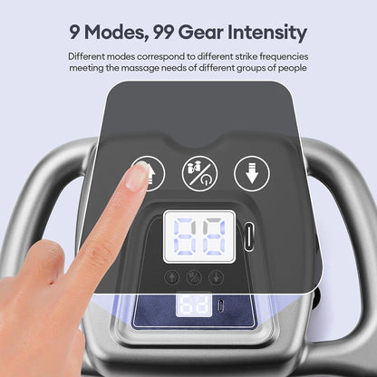 42-Head Fascia Gun High-Frequency Vibration Body Massager for Neck, Back & Waist Relief