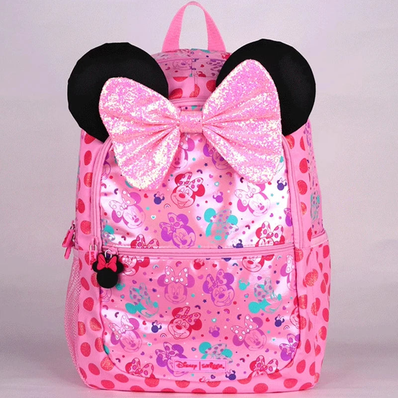 Genuine Australia Smiggle Disney Minnie School Bag Set with Wallet, Lunch Bag & Water Cup for Girls