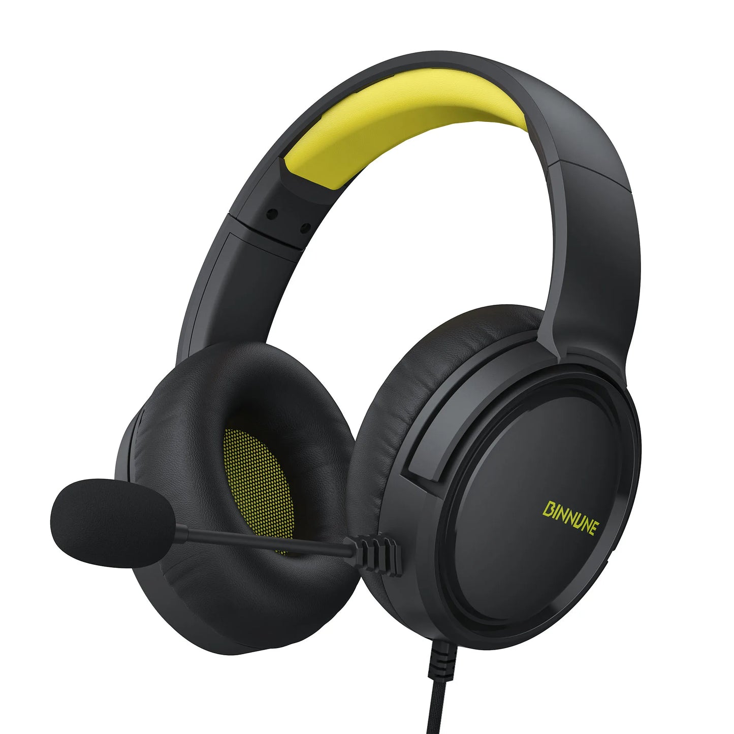 BINNUNE BG02 Gaming Headset with Mic for PS4/PS5/Xbox Series/One, PC, Switch Wired Gaming Headphones