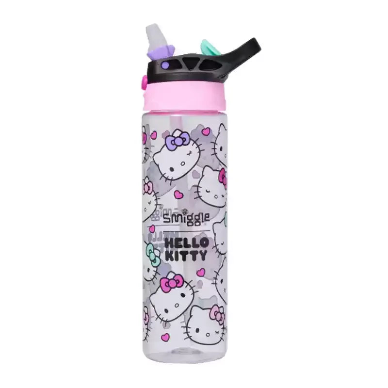 430/650ML Australian Smiggle Water Bottle – Portable Straw Cup for Kids & School Use