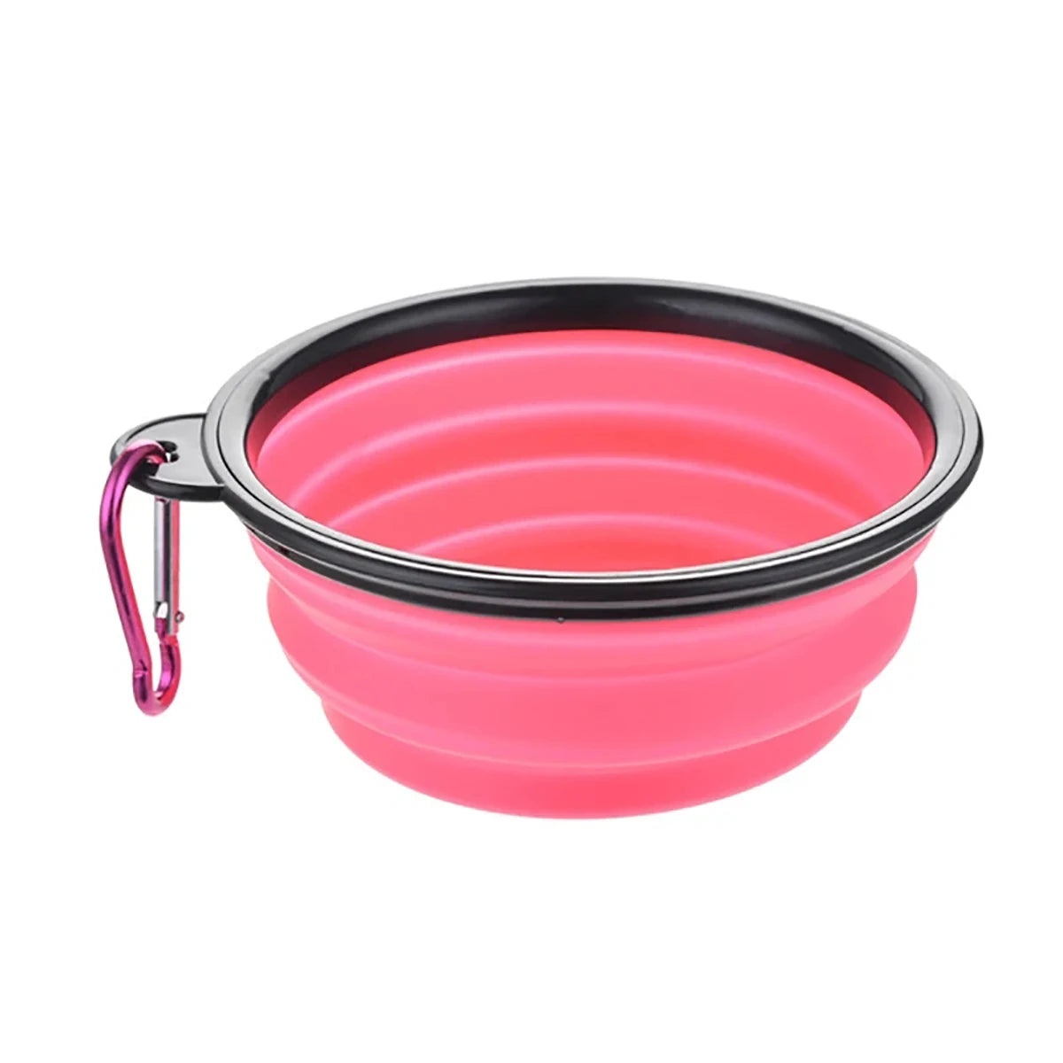 Collapsible Silicone Dog Bowl – Portable Folding Feeder for Outdoor Travel (350/1000ml)