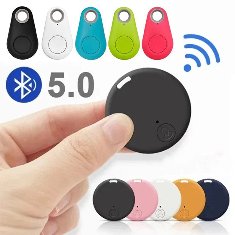 Mini GPS Locator Anti-Lost Smart Tag Bluetooth Keychain Tracker for Dog, Pet, Child, Wallet & Keys