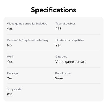 Sony PS5 Slim Console - PlayStation 5 with Ultra High-Speed Performance for PS5 and PC Games
