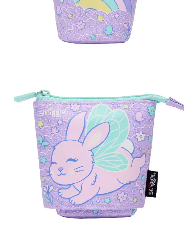 Genuine Australian Smiggle Angel Rabbit School Supplies Set, Large Capacity Backpack & Water Cup for Kids