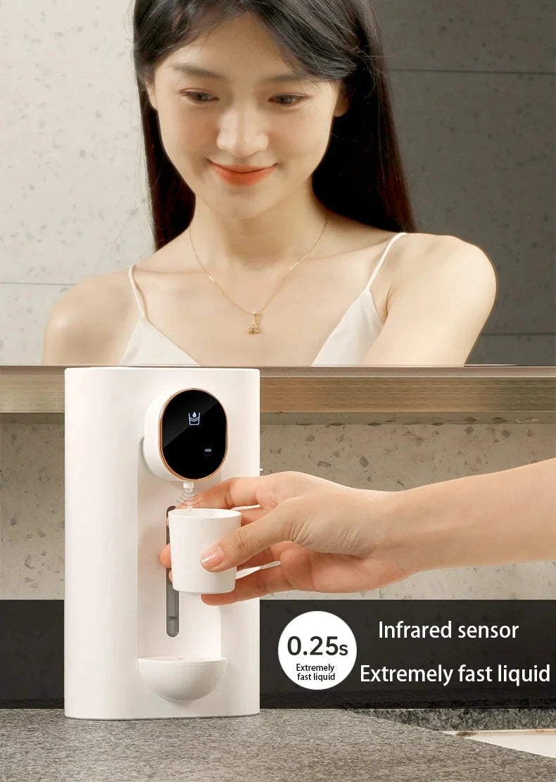 40Ml Wall-Mount Automatic Mouthwash Dispenser Bottle