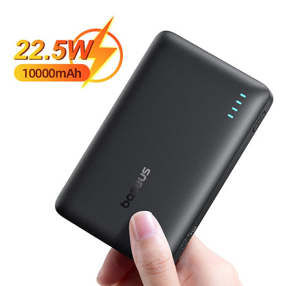 Baseus 22.5W Power Bank 10000mAh, QC PD Fast Charging Portable Charger for iPhone 16/15, Samsung, Xiaomi