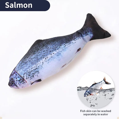 USB Charging Electric Fish Toy – Interactive Pet Chew Toy for Dogs & Cats