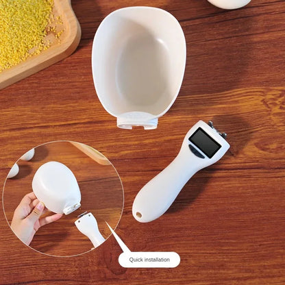 Pet Food Measuring Scoop Digital Dog & Cat Food Measuring Cup with LED Display Electronic Spoon Scale