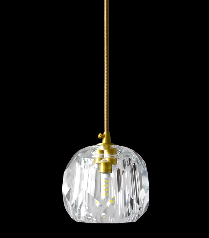Modern Glass Pendant Lights, LED Ceiling Lamp & Hanging Chandelier for Dining Room