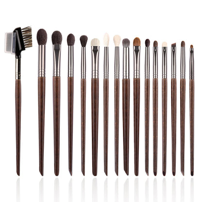OVW Natural Goat Hair Makeup Brushes Set - Professional Blending & Smudging Kit