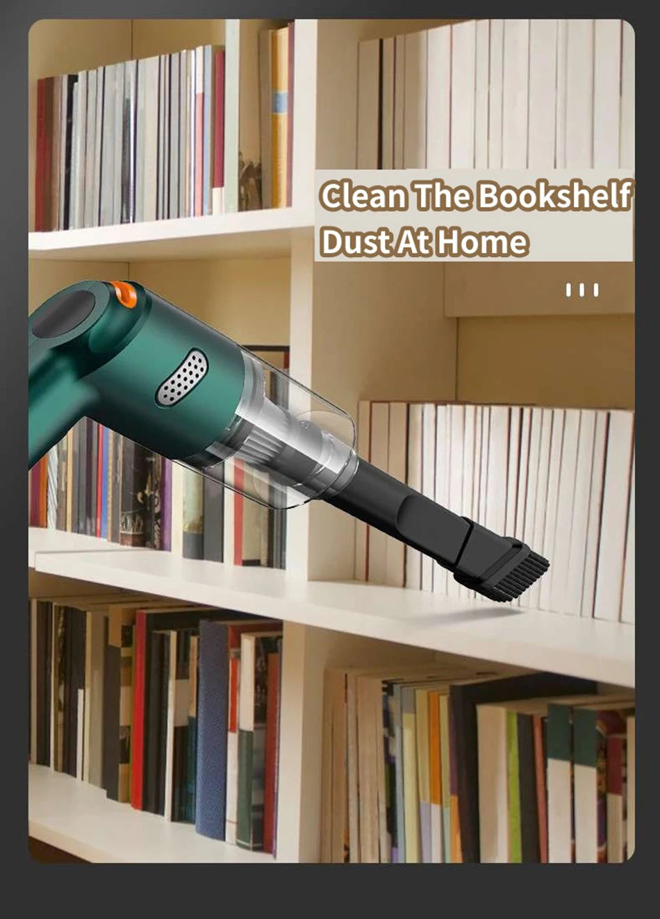 15000Pa Wireless Mini Handheld Vacuum Cleaner - High Suction for Home, Car & Pet Hair Removal