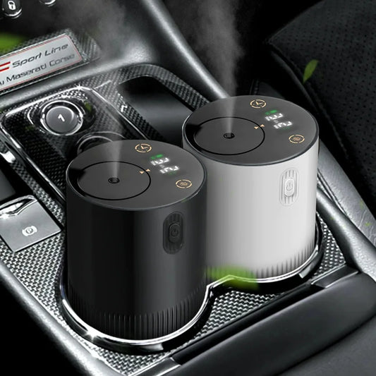 Portable Essential Oil Diffuser, Rechargeable Air Freshener for Home, Office & Car