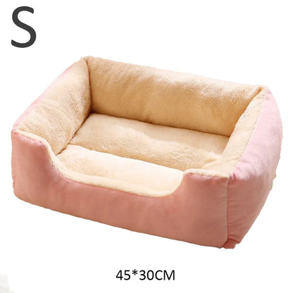 Cat Bed Cushion for Pets Kitten & Dog House Supplies Basket Habitat Accessories